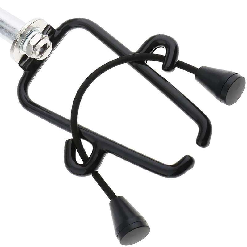 Stainless Steel Hair Dryer Storage Bracket Lazy Hair Dryer Hairdressing Bracket(Landing Models)