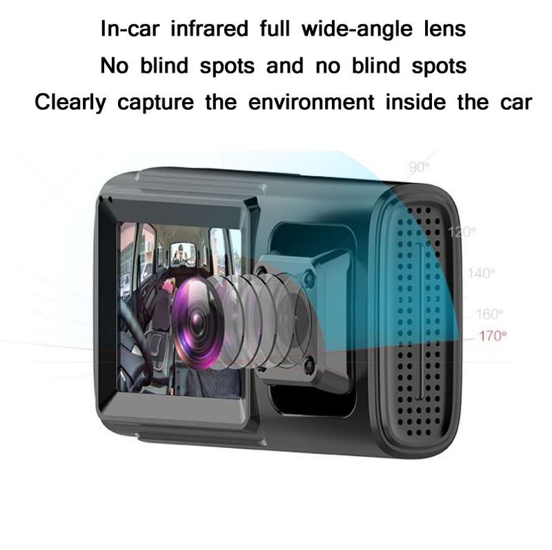 In Car Hidden HD 1080P Infrared Night Vision Driving Recorder Specification Without GPS Trajec...