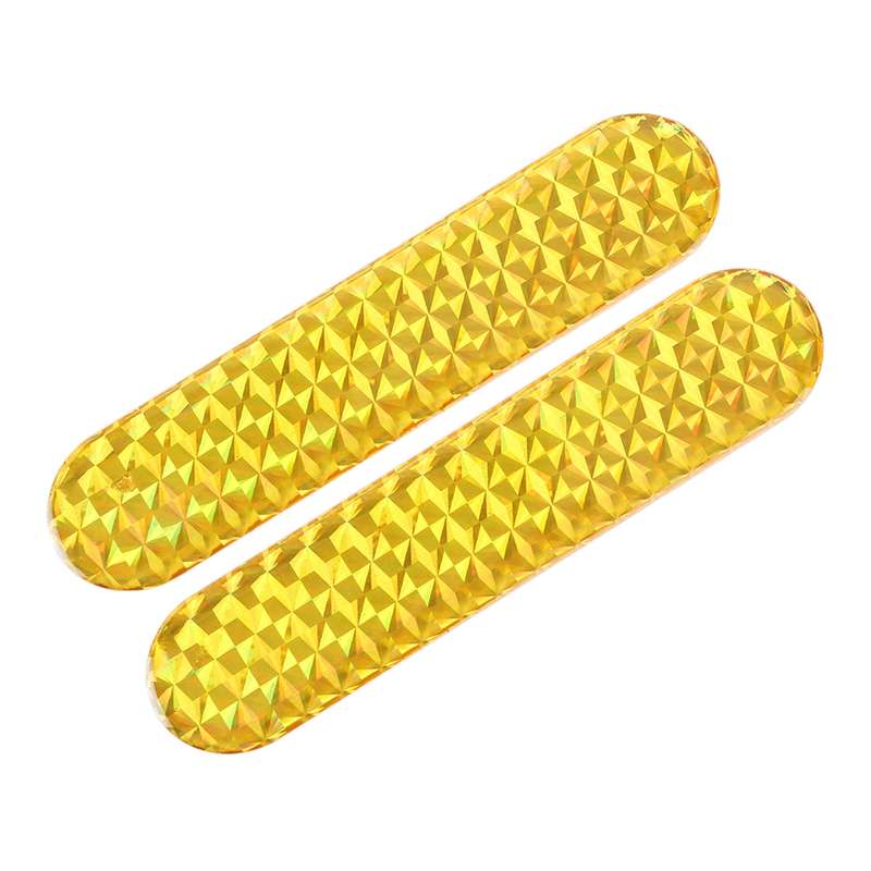 2 PCS High-brightness Laser Reflective Strip Warning Tape Decal Car Reflective Stickers Safety Mark(