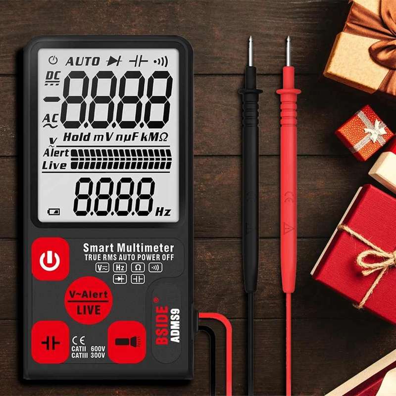 BSIDE ADMS9 Large-Screen Display Intelligent Automatic No Gear Shifting Ultra-Thin Digital Multimete