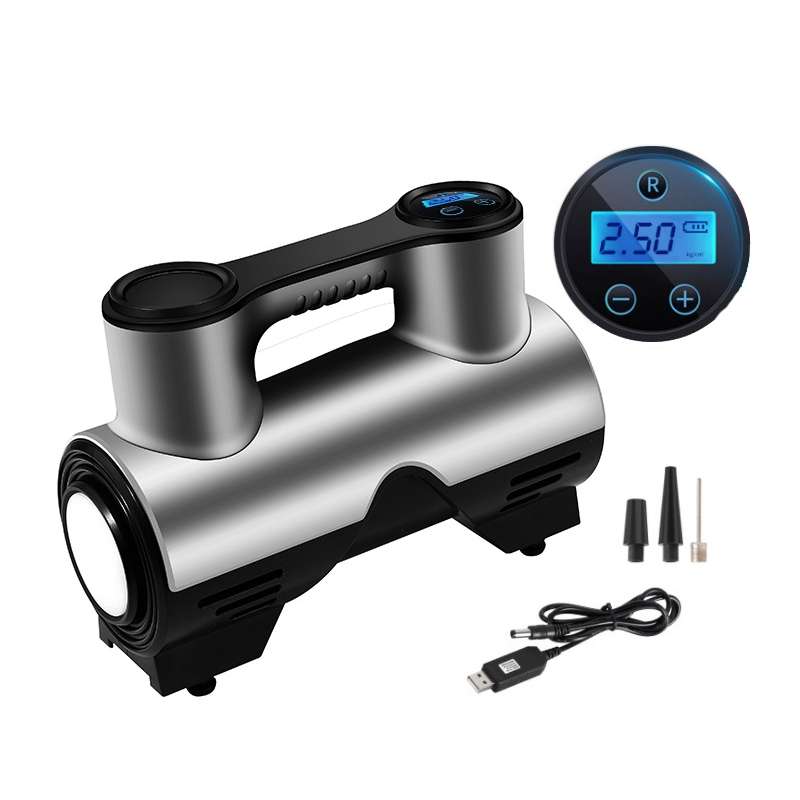 Car Inflatable Pump Portable Small Automotive Tire Refiner Pump, Style: Wireless Digital Display Wit