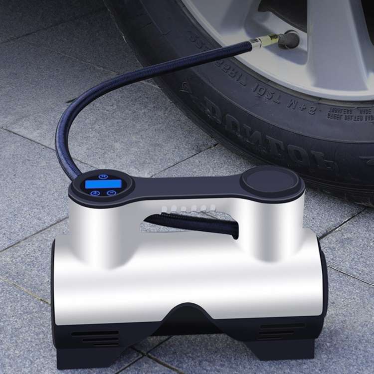 Car Inflatable Pump Portable Small Automotive Tire Refiner Pump, Style: Wireless Digital Display Wit