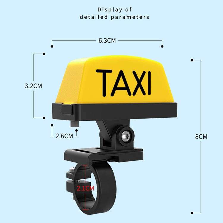 Motorcycle Modified Personality Taxi Motor Light Electric Car Helmet Decorative Warning Light, Speci
