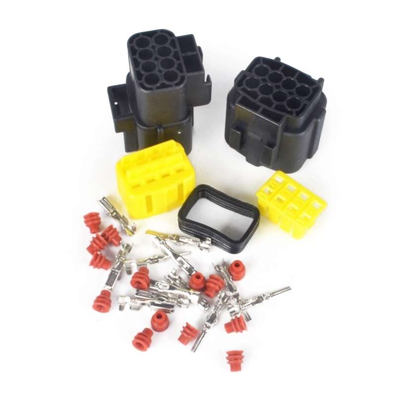 4 Sets DJ70816Y 8 Holes Automobile Waterproof Plug Connector Automobile Plug-In Oil Pump Wiring Har