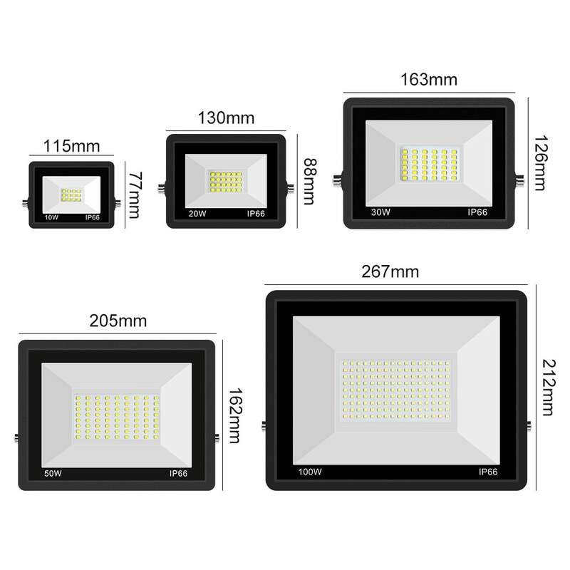 20W Linear LED Spotlight Outdoor Project Light Waterproof Garden Energy-Saving Lighting Floodlight,