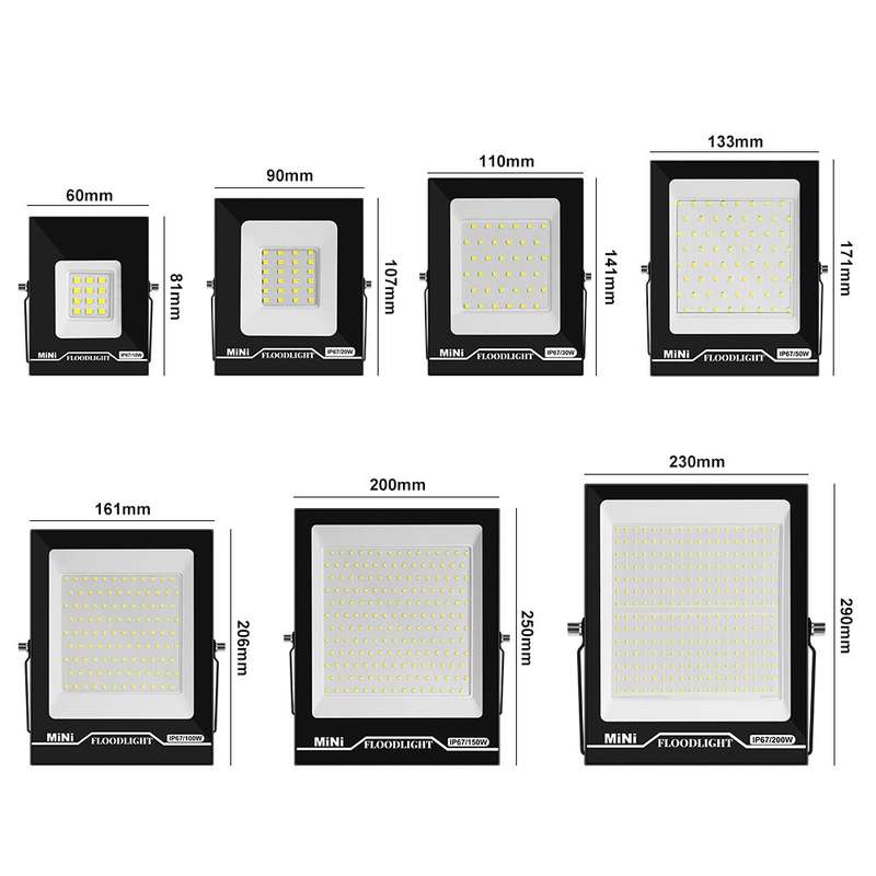 100W LED Projection Lamp Outdoor Waterproof High Power Advertising Floodlight High Bright Garden Lig