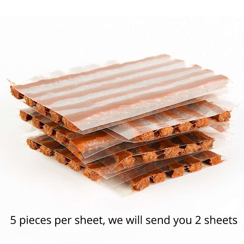 5 PCS Car Motorcycle Bike Tyre Repairing Rubber Strips Tyre Puncture Emergency Repair Strips Stiring