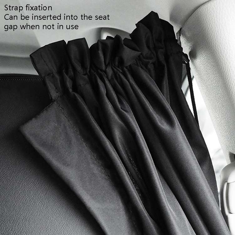 2 PCS 69 x 82cm Automobile Front And Rear Partition Curtain Business Car Air Conditioning Privacy Cu