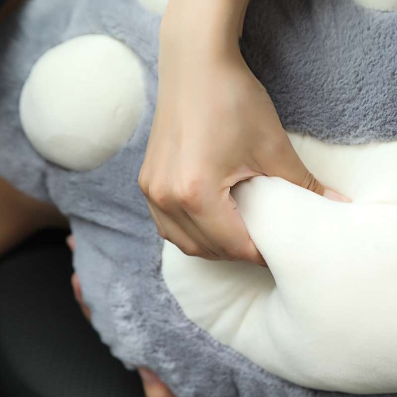 Car Plush Head Pillow Cat Claw Car Neck Pillow Car Female Decorative Supplies, Colour: Pink Headrest