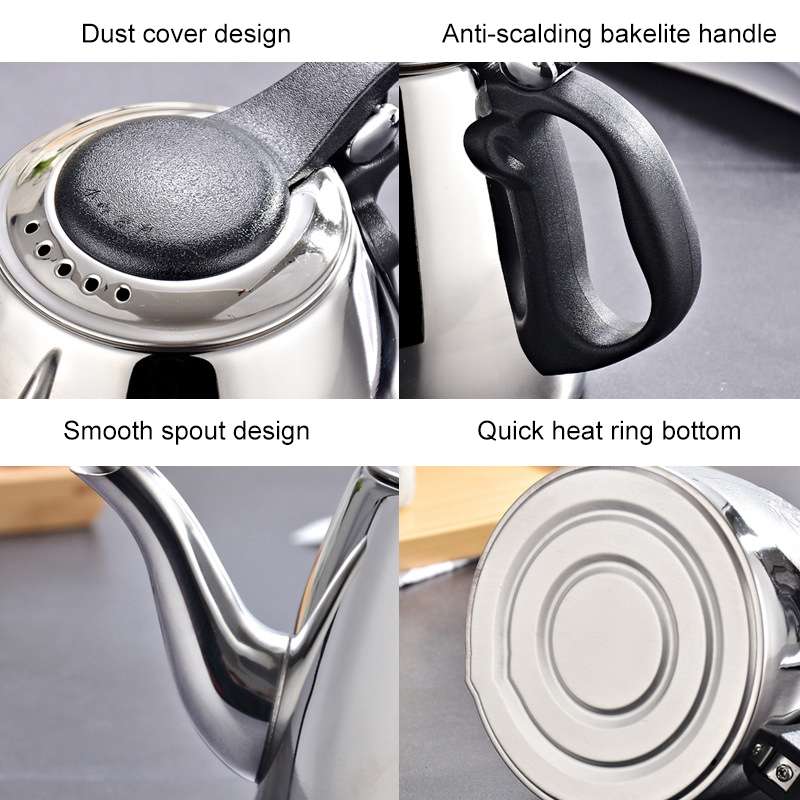 304 Stainless Steel Kettle Small Teapot, Specification:1.2L