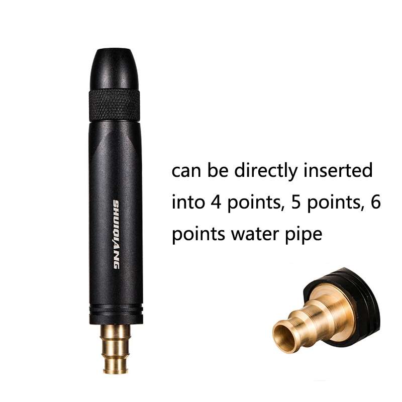 H17-1 Direct-Injection Brass Fire-Fighting Car Wash Garden Watering Sprinkler(Nippled Type)