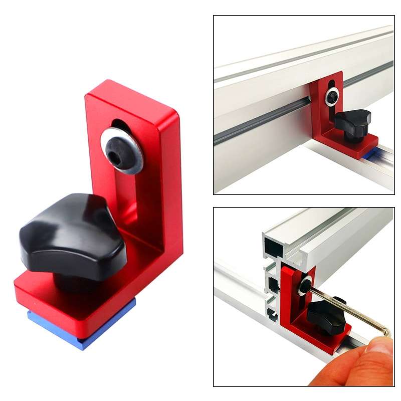 Aluminum Alloy Backing Fixed Connector Chute Guide Rail Fixing Accessories For Type 30 Chute