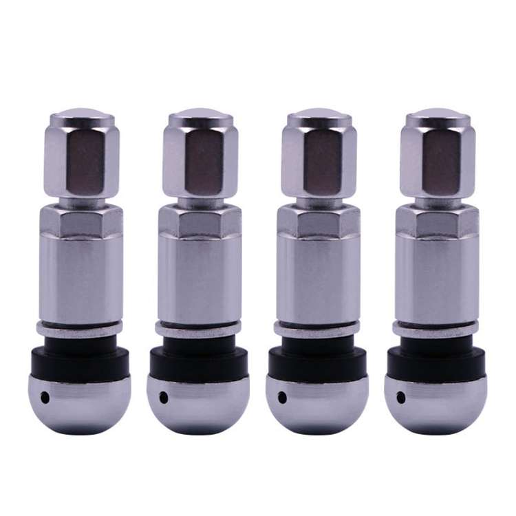 10 Sets Car Tire Air Nozzle Aluminum Alloy Vacuum Tire Hub Car Tire Valve Core Explosion-Proof Unive
