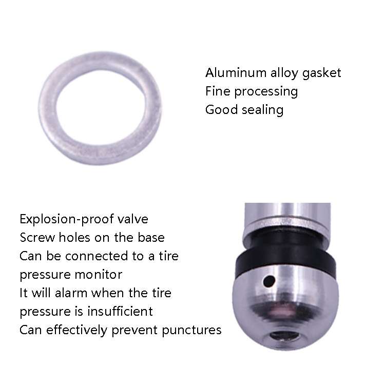 10 Sets Car Tire Air Nozzle Aluminum Alloy Vacuum Tire Hub Car Tire Valve Core Explosion-Proof Unive