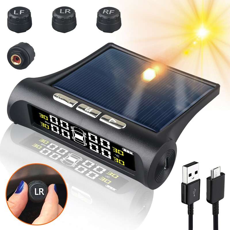 T1 Vehicle-mounted Solar Wireless Tire Pressure Monitoring System General-purpose Vehicle Tire Press