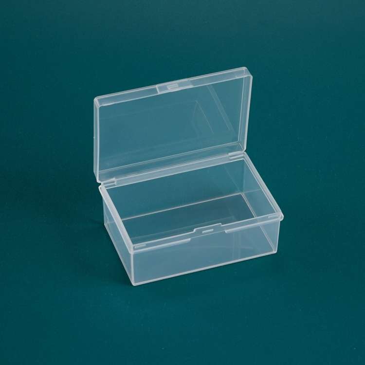 20 PCS Rectangular Transparent Storage Box Plastic Universal Packaging Box With Cover Parts Accessor