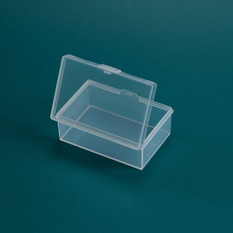 20 PCS Rectangular Transparent Storage Box Plastic Universal Packaging Box With Cover Parts Accessor