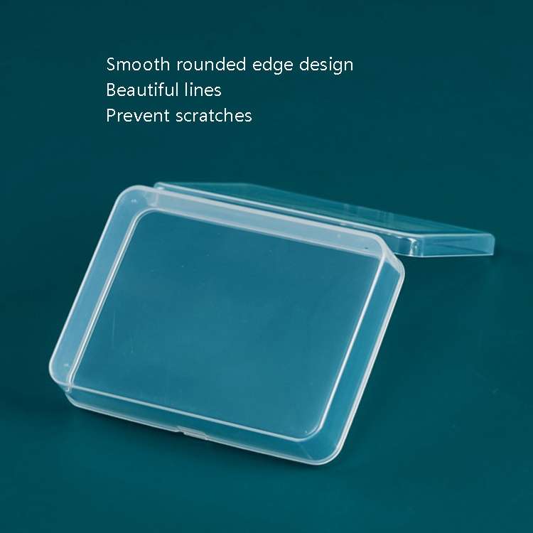 10 PCS Rectangular PP Plastic Box Transparent Packaging Box With Cover Plastic Parts Hardware Tool S