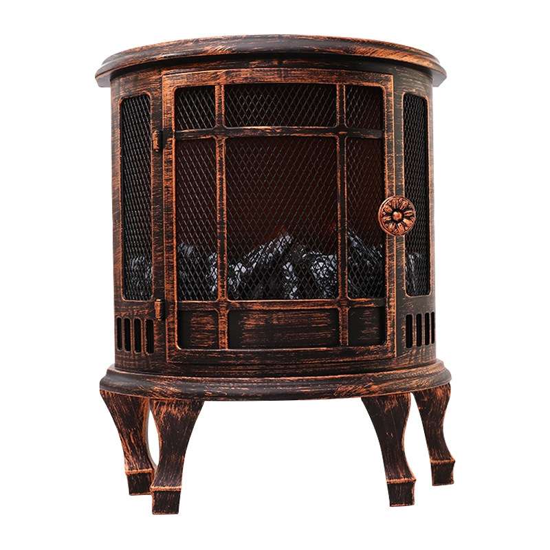 Fireplace Charcoal Lantern Simulated Flame Christmas Scene Decoration Window Home Decoration(As Show