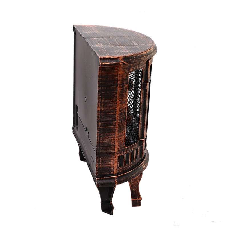 Fireplace Charcoal Lantern Simulated Flame Christmas Scene Decoration Window Home Decoration(As Show