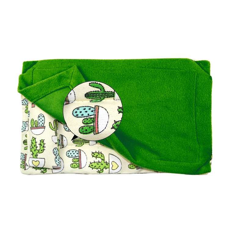 Gecko Lizard Reptile Sleeping Bag With Pillow Hamster Pet Sleeping Bag (Green)