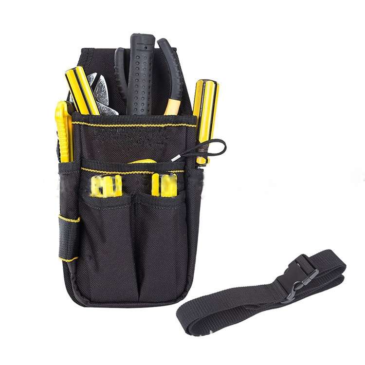 180317 Multifunctional Maintenance Tool Storage Bag Oxford Cloth Tool Waist Bag(Black)