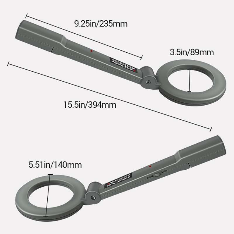 ANENG DM3004 Handheld Metal Detector High-Precision Sensitivity Station Airport Detection Scanning