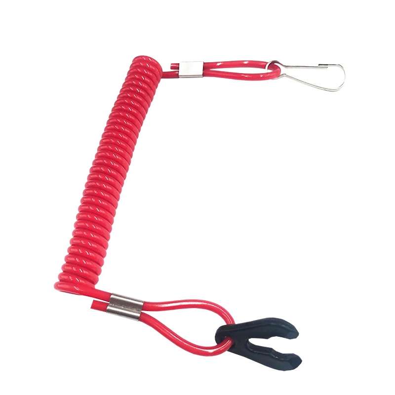 2 PCS Universal Ship Out-Of-Fire Switch Safety Rope Boot Machine Motorboat Emergency Exterior Switch