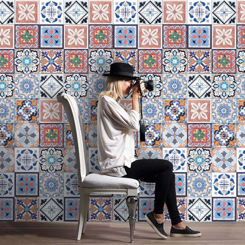 Thickened 3D Self-Adhesive Wall Tile Sticker Kitchen Oil-Proof PVC Sticker(005)