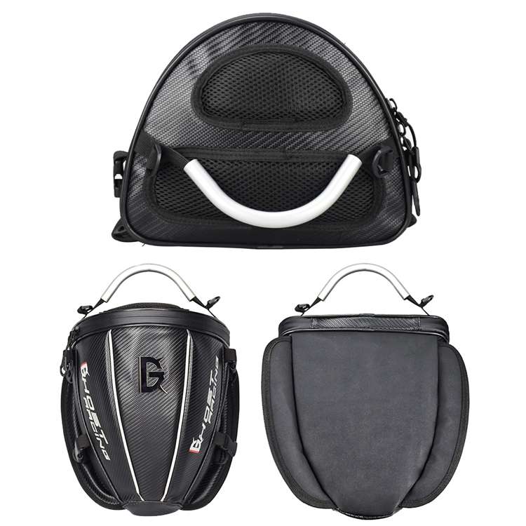 GHOST RACING GR-CWB04 Motorcycle Riding Bag Locomotive Back Bag(Black)
