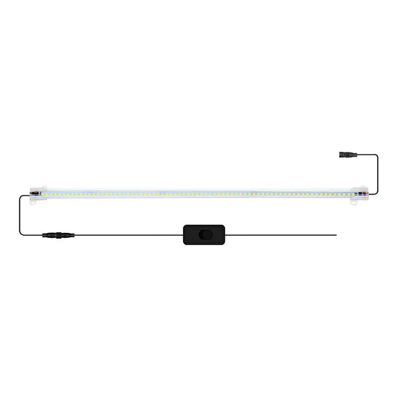 LED Plant Lamp Household Full Spectral Filling Hard Lamp Strip, Style: 50cm 1 Head(Pink Light UK Plu