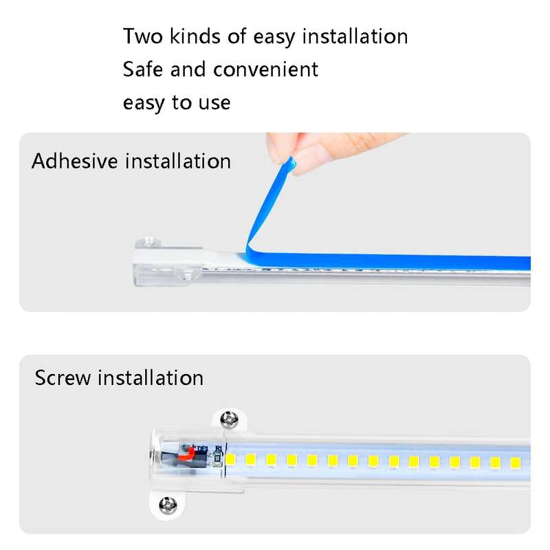 LED Plant Lamp Household Full Spectral Filling Hard Lamp Strip, Style: 50cm 1 Head(Sun Light UK Plug