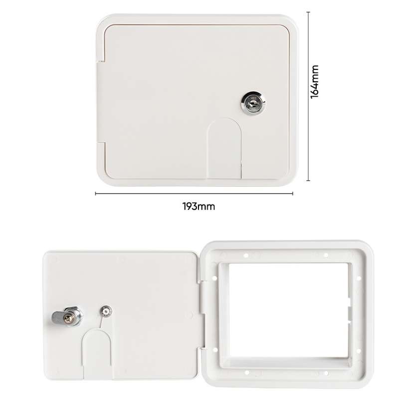 RV Accessories Square Wire Hatch Cover Yacht Accessories Wire Storage Box