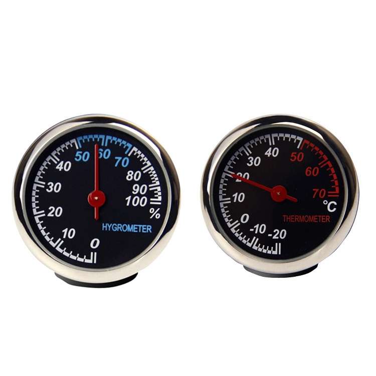 2 PCS Vehicle-Mounted High Temperature And Low Temperature Thermometer