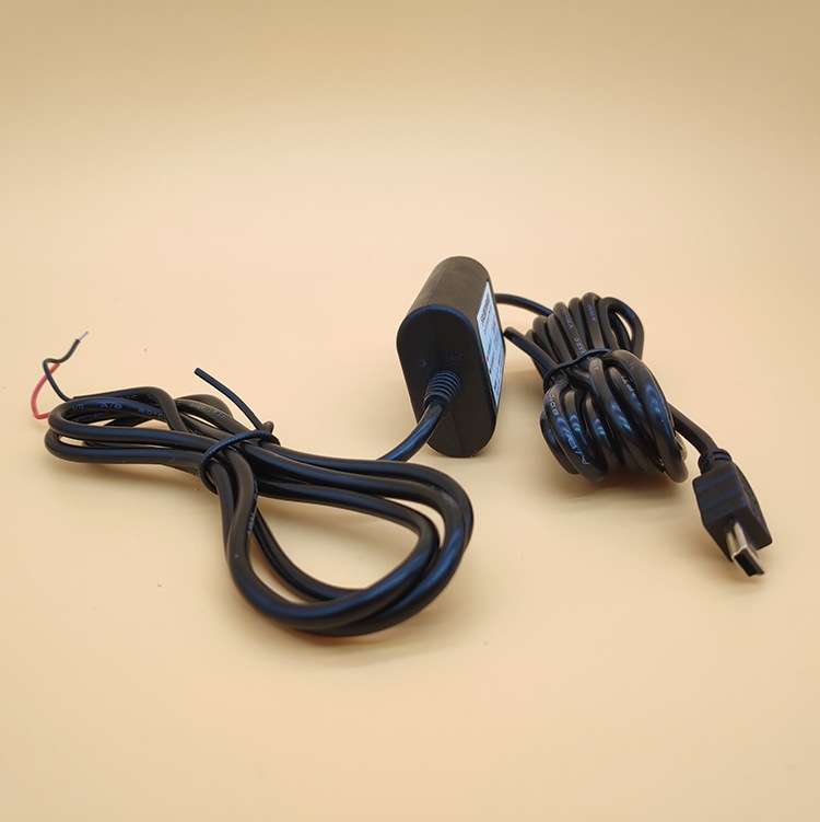 Car OBD Low-Voltage Protection Parking Monitor Power Cord 12V Turn 5V 2.5A Step-down Line, Specifica