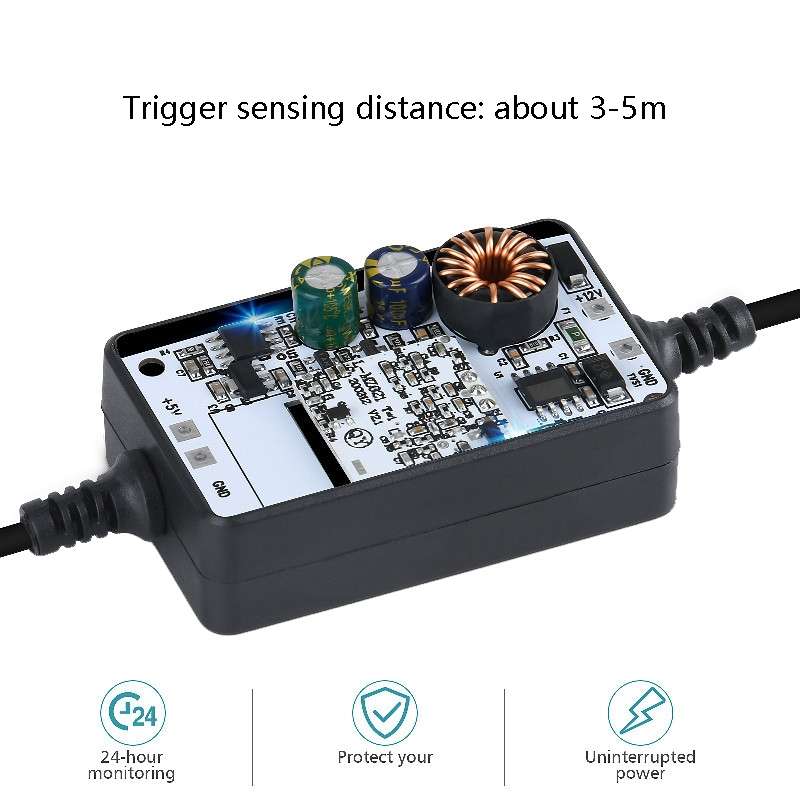 H525 Driving Recorder OBD Radar Line Microwave Induction Antihyline With Low Voltage Protection Car