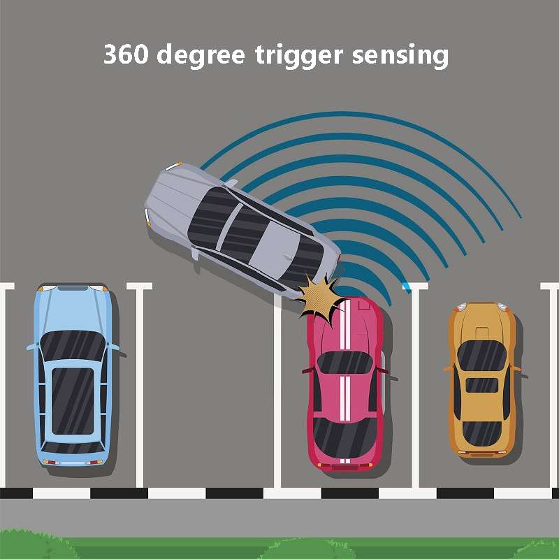 H525 Driving Recorder OBD Radar Line Microwave Induction Antihyline With Low Voltage Protection Car