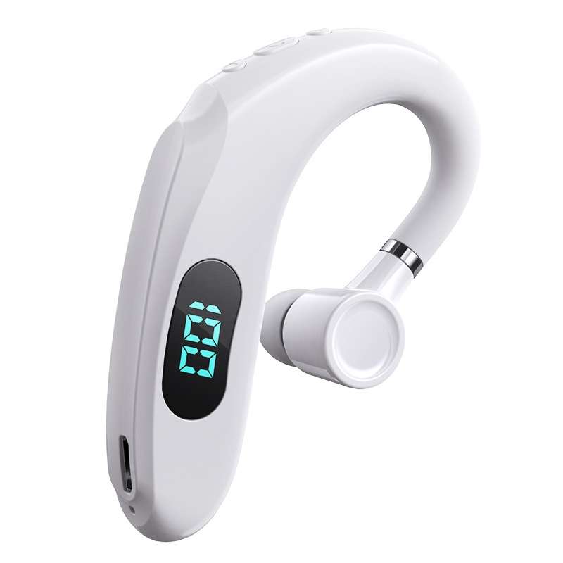 Q20 Bluetooth 5.2 Business Digital Display Sports Earhook Stereo Earphone(Green)