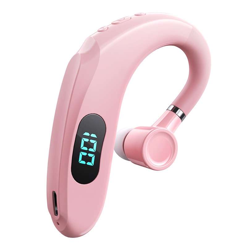 Q20 Bluetooth 5.2 Business Digital Display Sports Earhook Stereo Earphone(Green)