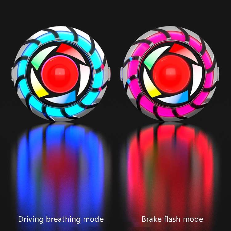 SMCP-7770 Angel Eye LED Motorcycle Light Electric Car Light Accessories Universal Taillights(Blue)