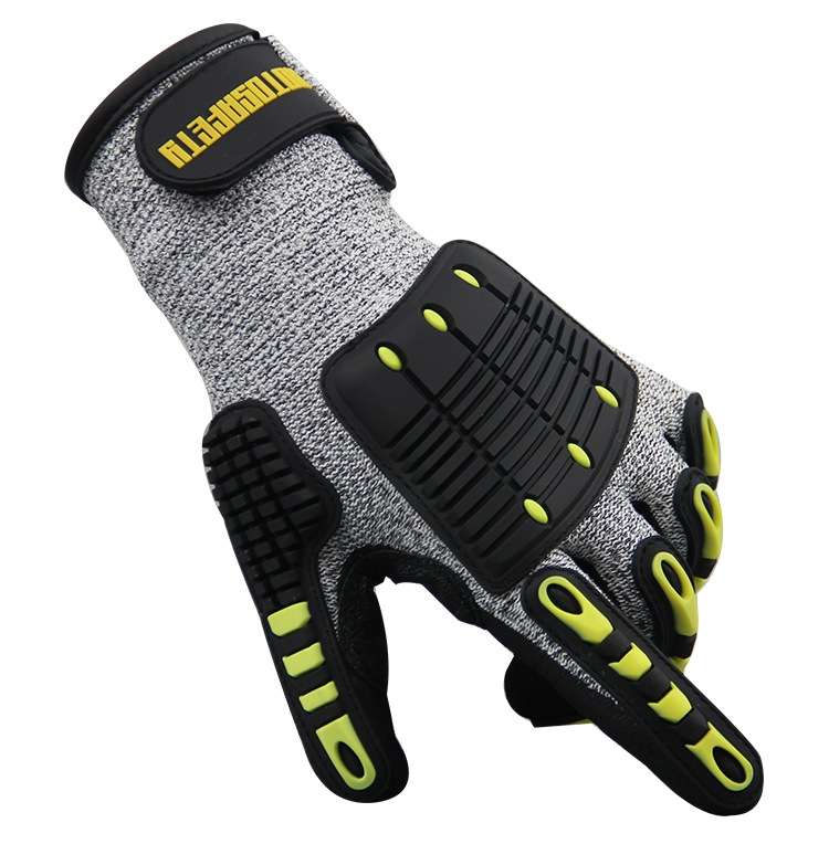 ROTOSAFETY RZT-HFZ20 Shock-Proof Anti-Smashing Anti-Cutting Anti-Collision Gloves TPR Mechanical Mai