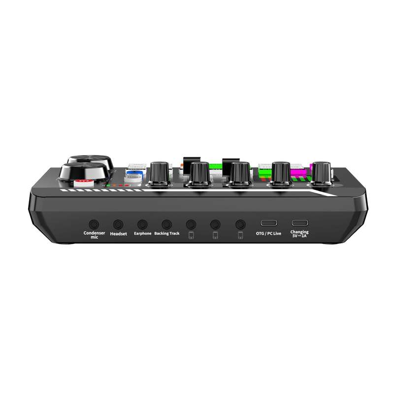 F998 Live Sound Card 16 Sound Effects Noise Reduction Mixers