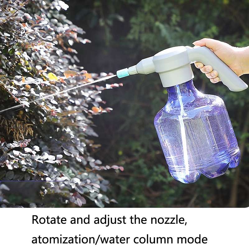 3L Household Garden Electric Watering Can Sprayer, Specification: Purple + Universal Nozzle