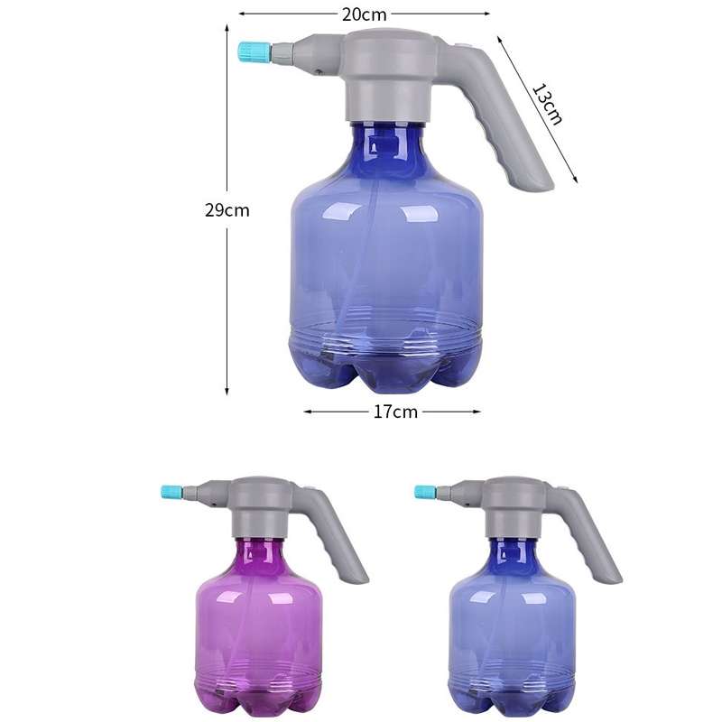 3L Household Garden Electric Watering Can Sprayer, Specification: Purple + Universal Nozzle
