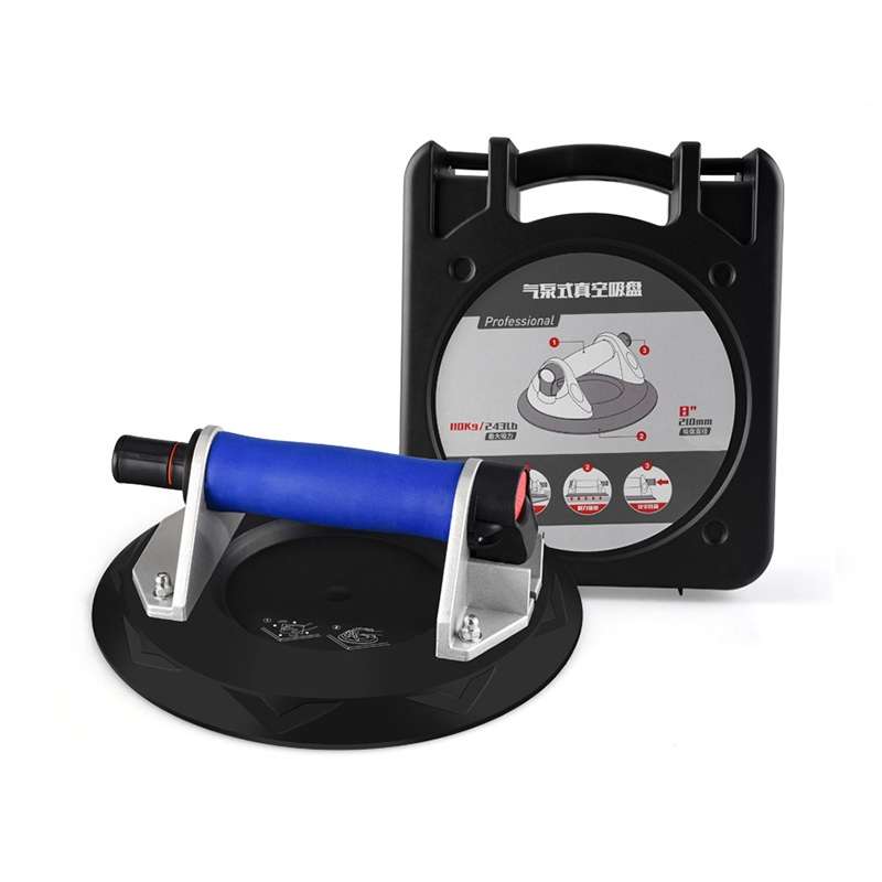 Vacuum Pumping Strong Suction Heavy-Duty Handling Suction Cup(Metal 8 inch Plastic Box)