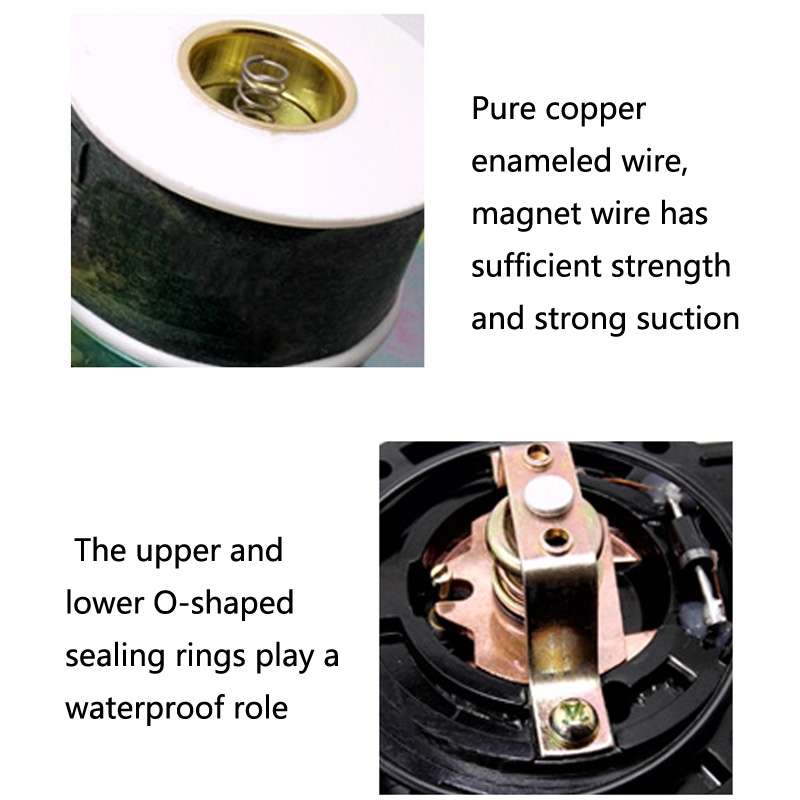 Automobile Electromagnetic Power Switch, Rated voltage: 12V (Silver)