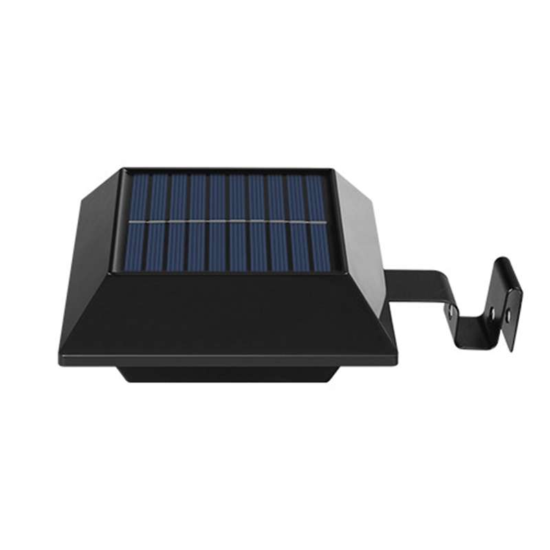 12 LED Solar Outdoor Railing Stair Square Wall Light(White Shell-White Light)