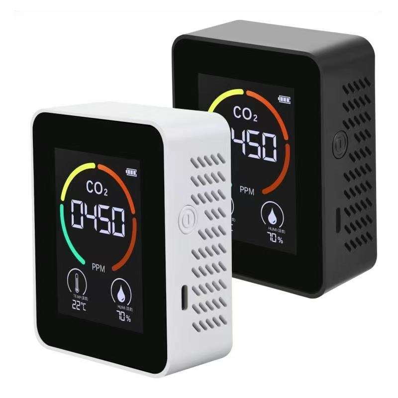 XY-T01 Temperature Humidity Display CO2 Meter Carbon Dioxide Air Quality Detector(Semiconductor Blac