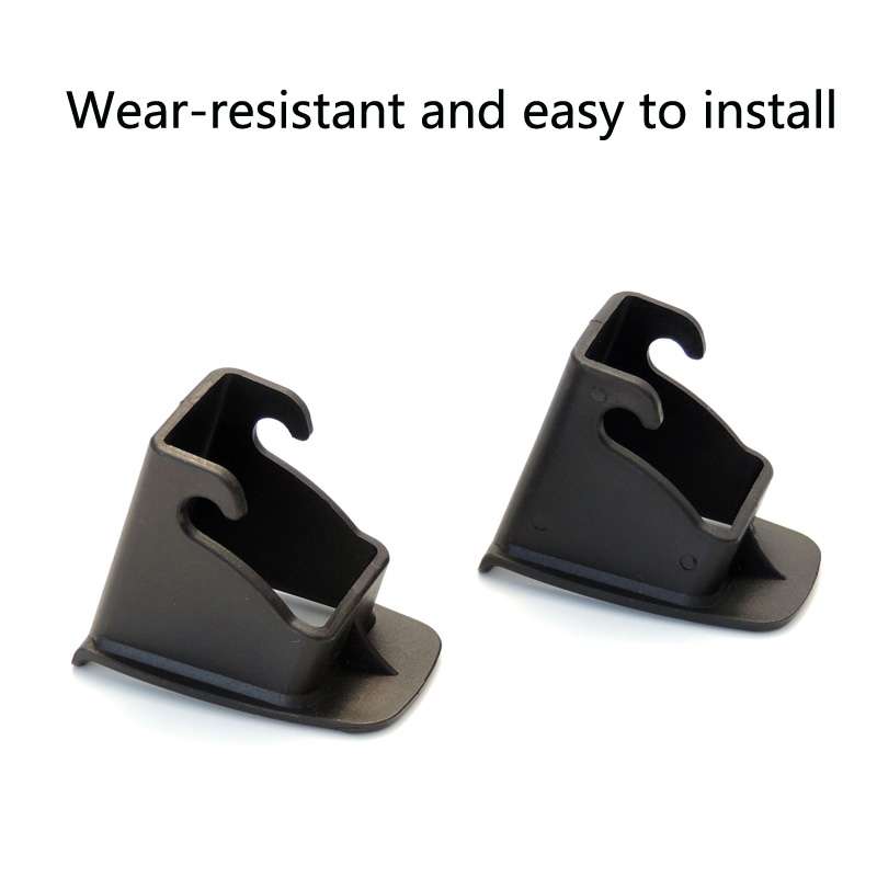10 Pairs CSJY-4001 Car Child Safety Seat Interface Guide Slot(Black)
