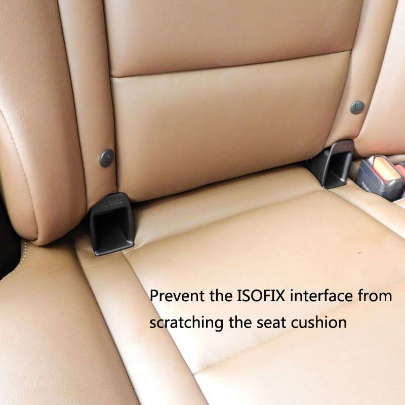 10 Pairs CSJY-4001 Car Child Safety Seat Interface Guide Slot(Black)